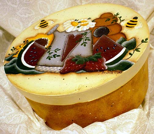 Summer Paper Mach&eacute; Box