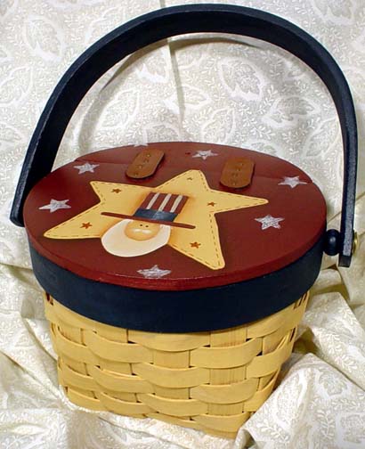 Americana Uncle Sam Basket