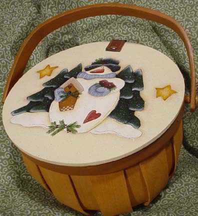 Snowman Basket