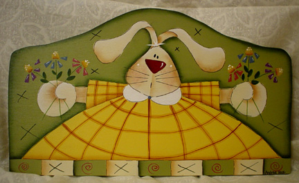 Bunny Holding Flowers