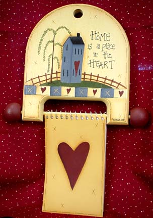 Saltbox House Memo Holder