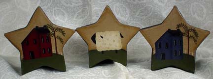 Saltbox/Sheep on Mini Star Boxes