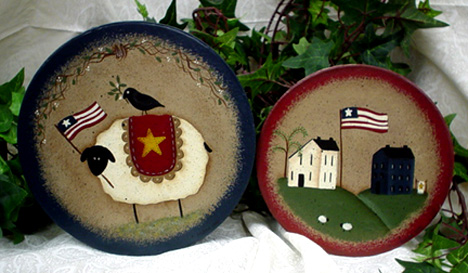 Americana Boxes ~ Sheep & Saltbox